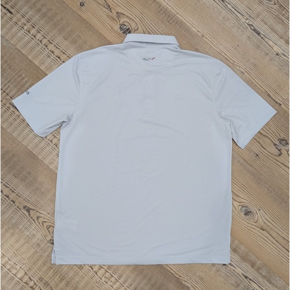 Greg Norman Play Dry National Guard Association Polo Golf Shirt‎ Large Gray - Picture 6 of 10